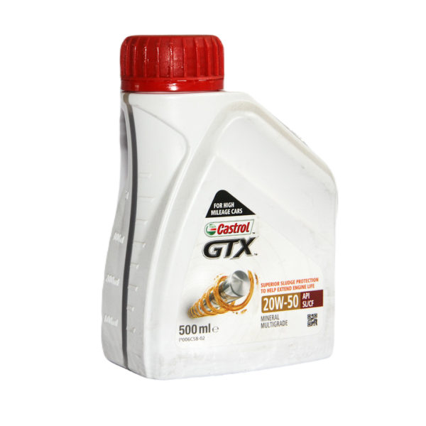 OLEO GTX 20W50 500ML GASOLINA CASTROL